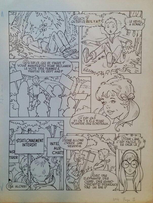 Jean Sidobre, Mademoiselle Caroline - Comic Strip