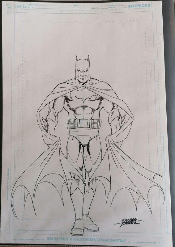 George Perez, Batman Black & White - Original art
