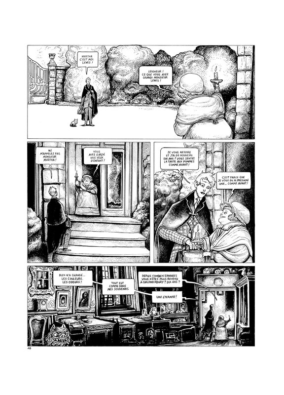 For sale - Lionel Richerand - L'esprit de Lewis Tome 1 page 14 - Comic Strip