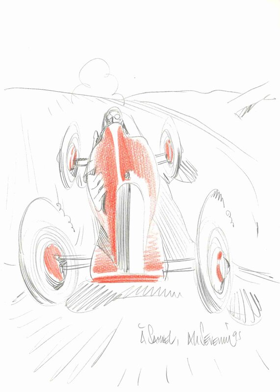 Car by Al Severin - Sketch
