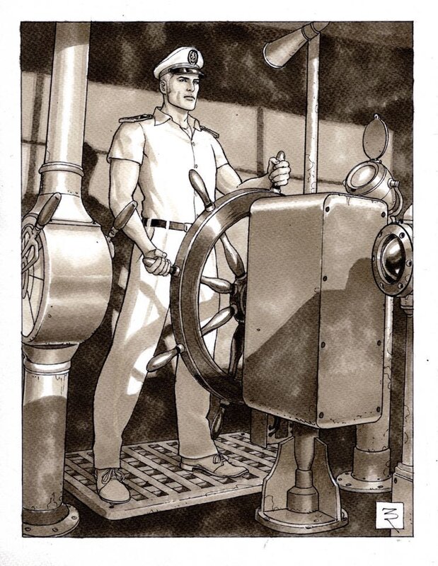 Tramp by Roberto Zaghi - Original Illustration Tramp by Roberto Zaghi - Original Illustration