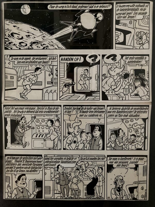 Willy Vandersteen, Suske en Wiske / Bob et Bobette - De Wolkeneters - Comic Strip