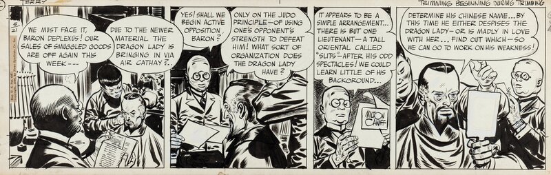 Milton Caniff, Terry and the pirates - 21 Mai 1946 - Comic Strip