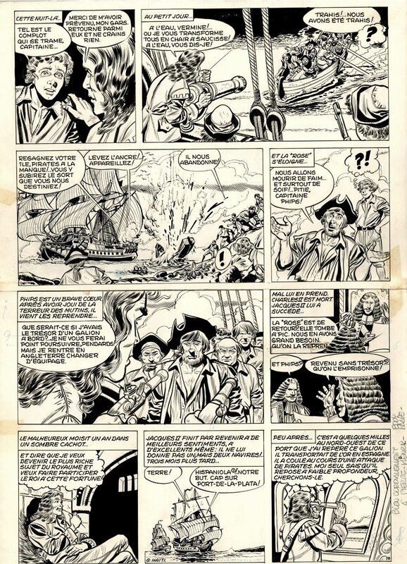 Eddy Paape, Oncle Paul - Pécheurs de Trésors - pl. 3 - Comic Strip