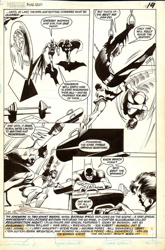 Gene Colan, Bob Smith, Doug Moench, Detective Comics 566p15 - Planche originale