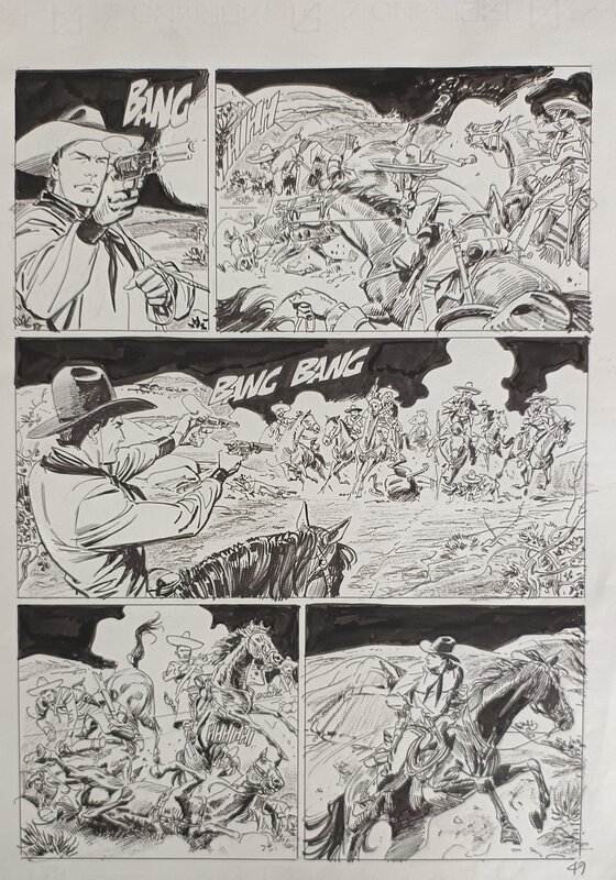 For sale - Tex Willer by Bruno Brindisi - Comic Strip