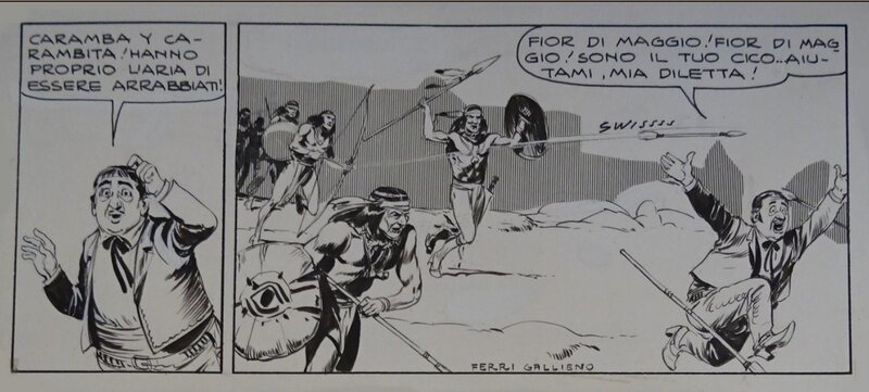 Zagor by Gallieno FERRI, Fergal - Comic Strip