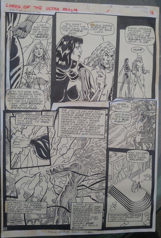 Pat Broderick, Lords of the Ultra Realm. Issue #1 - Planche originale