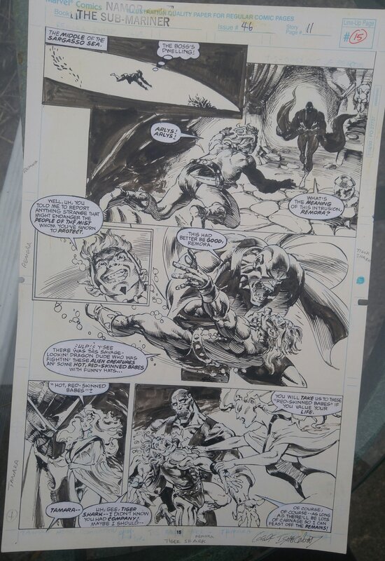 Geof Isherwood, Namor the Submarine #46 - Comic Strip