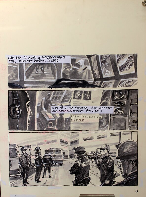 Ivan Brun, Les Sentinelles Page 13 / Contre Carré n°1 - Comic Strip
