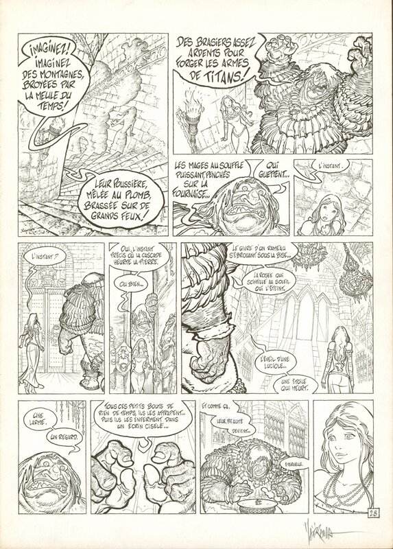 For sale - Bruno Maïorana, Garulfo tome 4 planche 28 - Comic Strip
