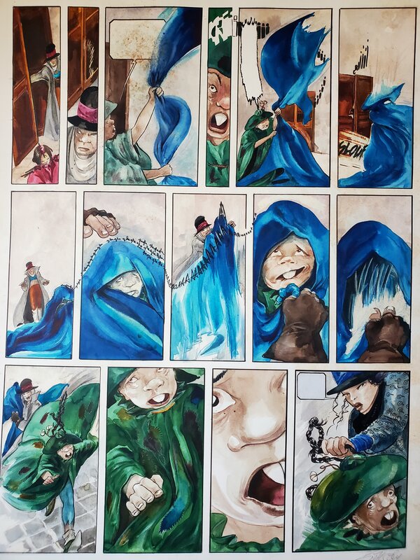 Joly Guth, LES CROQUEURS DE SABLE   couleur directe - Comic Strip