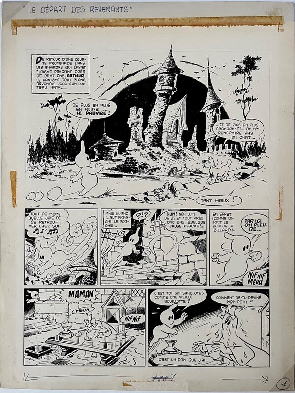 Cézard, 1964 - Arthur - Le Départ des Revenants - Comic Strip