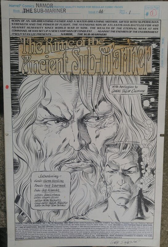 Geof Isherwood, Jeff Albrecht, Namor the Sub Nariner #44 - Comic Strip