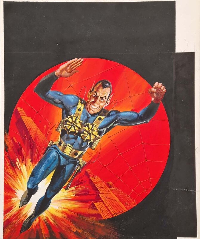 The SPIDER (1967) par Franco Picchioni, Reg Bunn, Ted Cowan, Jerry Siegel - Couverture originale
