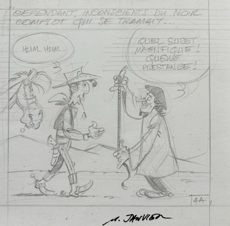 For sale - Lucky Luke by Michel Janvier, Morris - Comic Strip