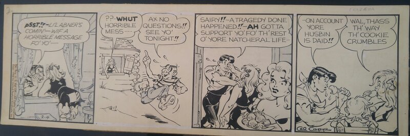 Li'l Abner 1958 Frazetta daily - Comic Strip