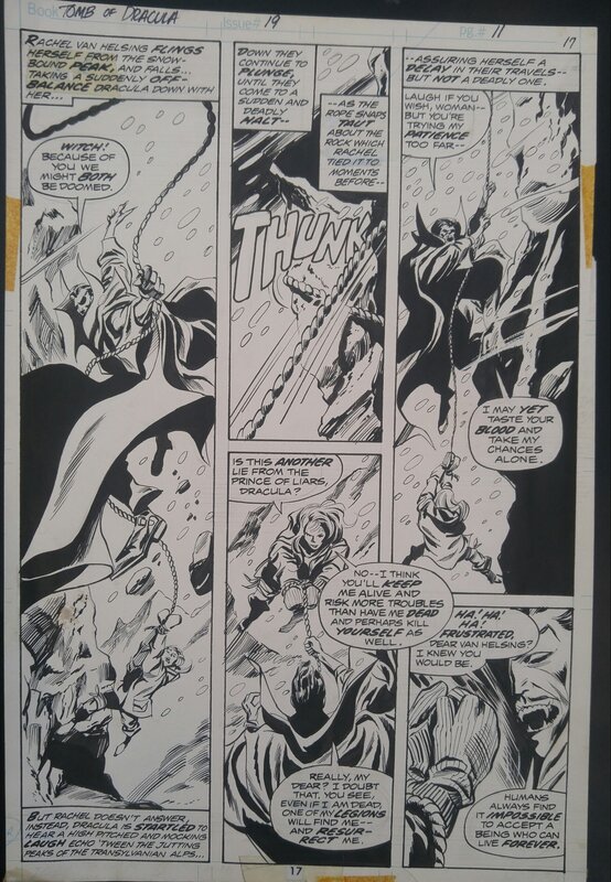 Gene Colan, Tom Palmer, Tomb of Dracula #19.  p.17 - Comic Strip