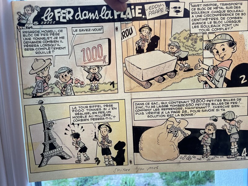 For sale - Eddy Paape, Le coin des Dégourdis. Geai et Mowgli - Comic Strip