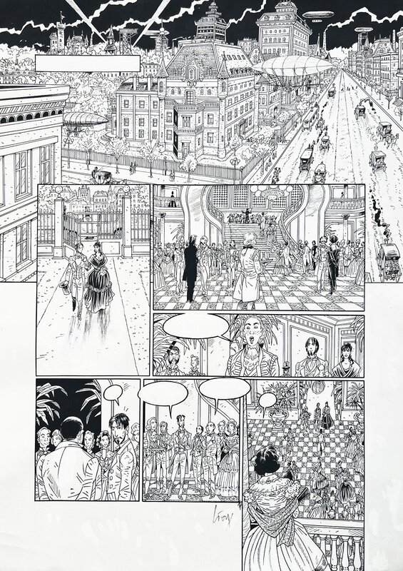 Thierry Gioux, Fred Duval, Hauteville House (Le journal d'Arthur Blake - planche 17) - Comic Strip