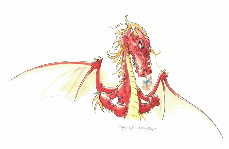 Dragon 3 by Fabien Rypert - Original Illustration
