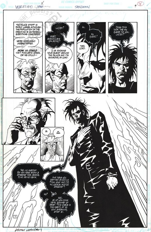 Nowlan: Vertigo Jam: The Sandman page 7 - Comic Strip