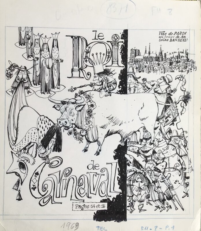Le Roi de Carnaval par Noël Gloesner, Jean-Marie Pélaprat - Couverture originale