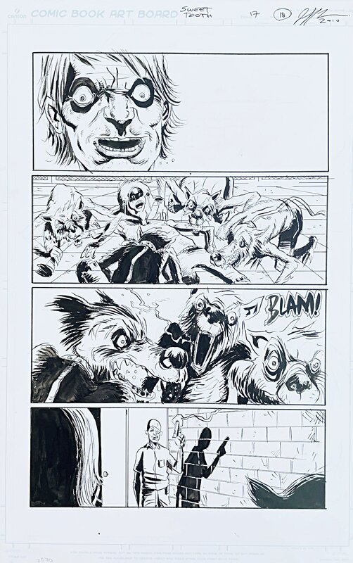 Jeff Lemire, Sweet Tooth #17 p.18 - Comic Strip