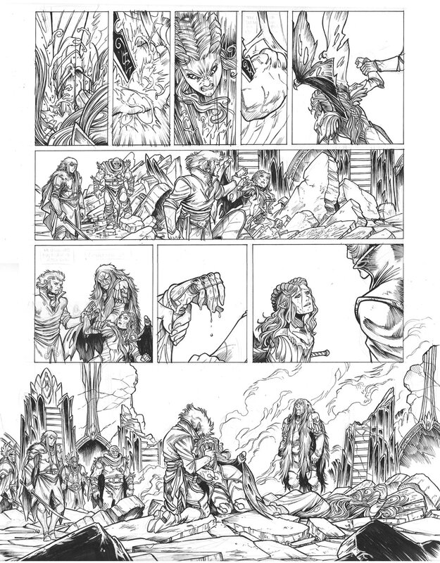 For sale - Stéphane Bileau, Elfes tome 28 - page 47 - Comic Strip