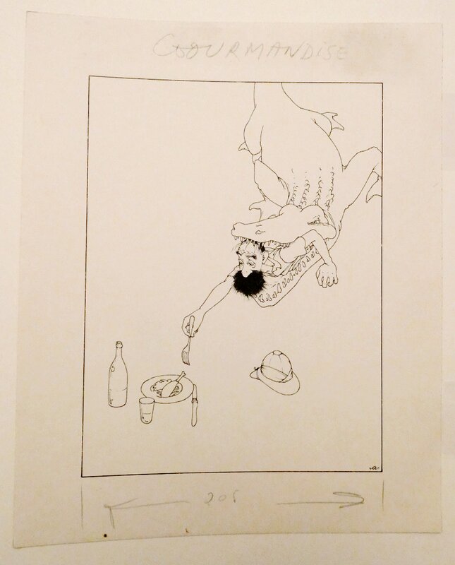 Avoine, Gourmandise reptilienne - Original Illustration