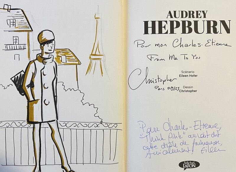 Audrey Hepburn par Christopher - Dédicace