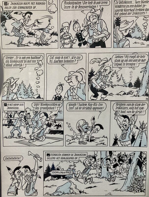 Willy Vandersteen, Suske en Wiske / Bob et Bobette - Twee Toffe Totems - Comic Strip