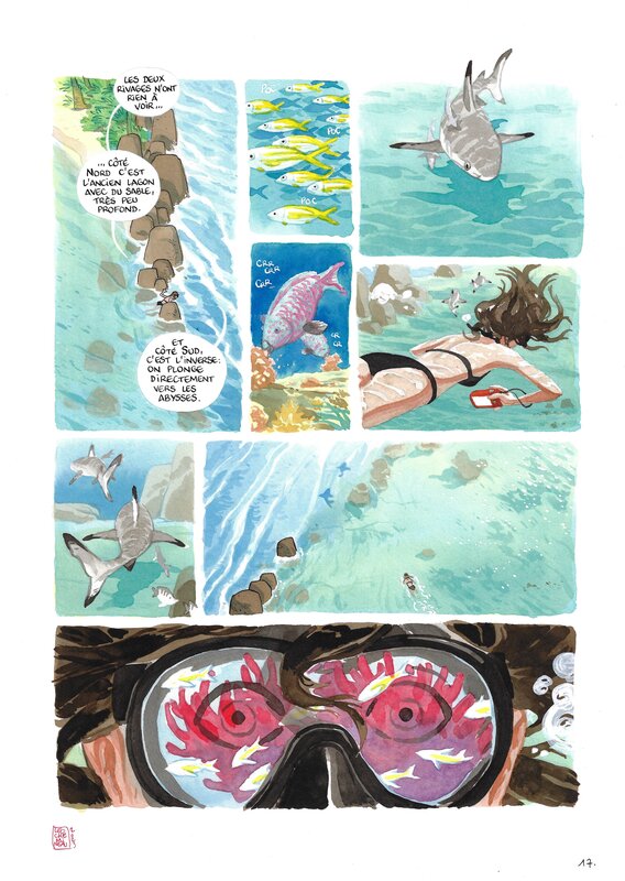 For sale - Léonard CHEMINEAU - LA BRUTE ET LE DIVIN – PLANCHE ORIGINALE 17 - Comic Strip