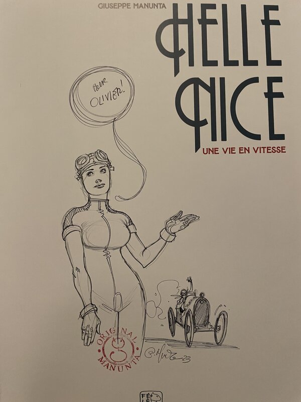 Helle Nice par Giuseppe Manunta - Dédicace