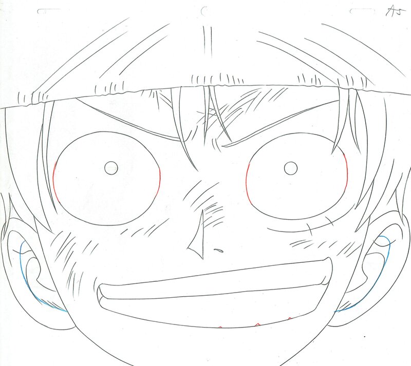 En vente - Eiichiro Oda, Toei Animation, One Piece - Monkey D. Luffy - Œuvre originale