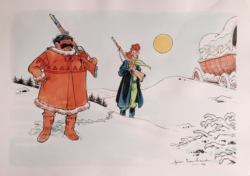 Bastos et Zakousky by Pierre Tranchand - Original Illustration