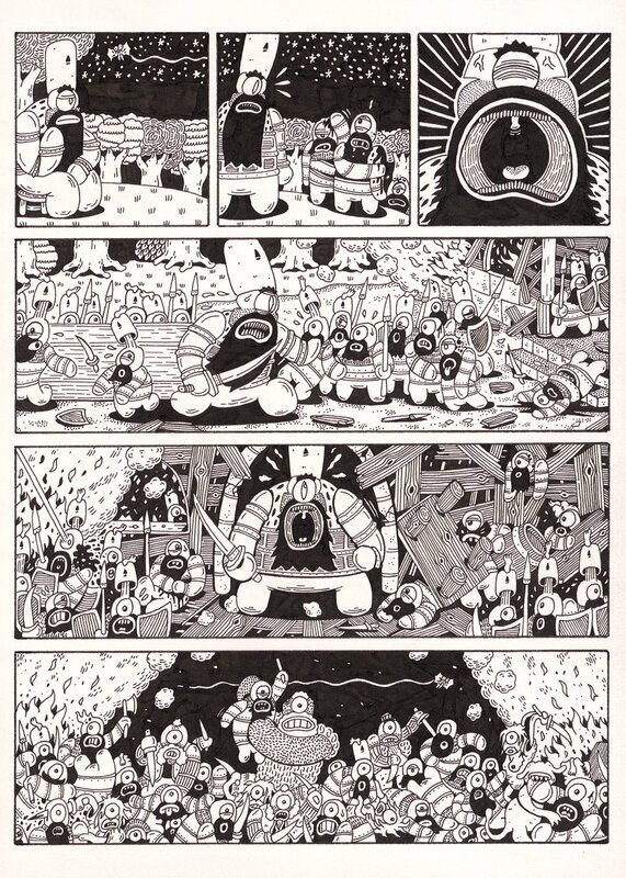 For sale - Pleine lune by Stanislas Moussé - Comic Strip