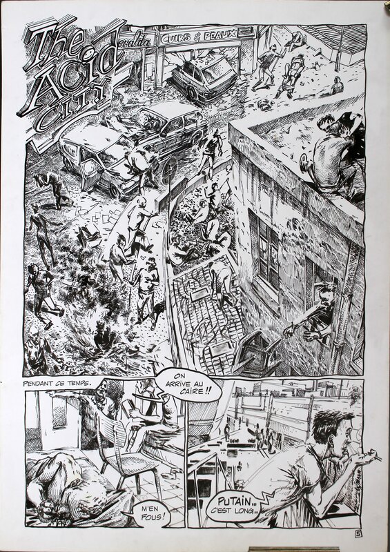 Ivan Brun, Rémy Bordelet, The Acid City page 5 - Comic Strip
