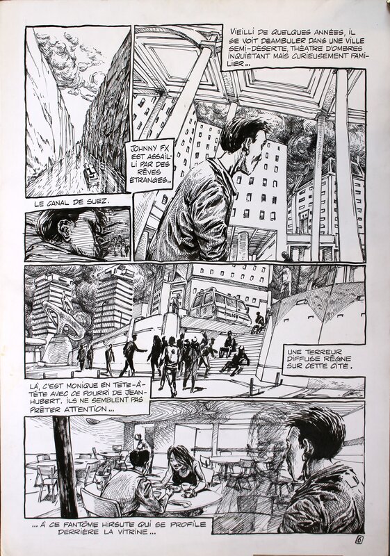Ivan Brun, Rémy Bordelet, The Acid City page 6 - Comic Strip