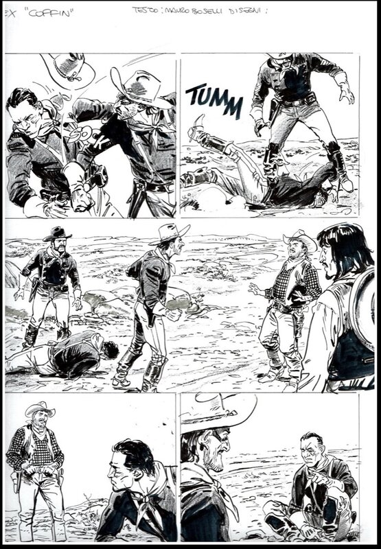 Tex by Bruno Brindisi - Comic Strip