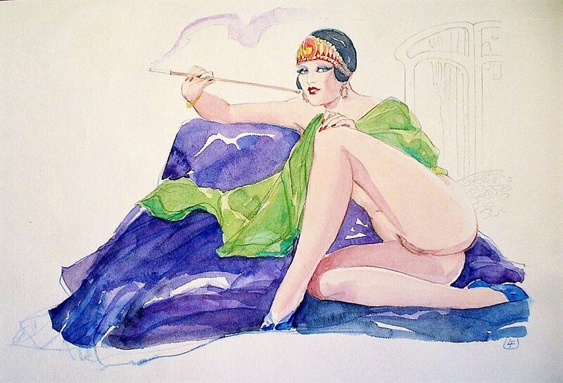 Leone Frollo, Luxe et volupté à la Belle Époque - Original Illustration