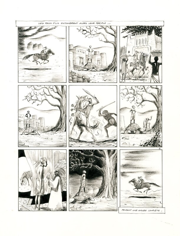 For sale - Frantz Duchazeau, Les Cinq Conteurs de Bagdad - Comic Strip