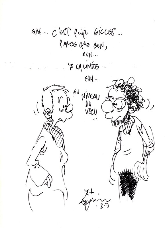 For sale - Jannin : Germain et nous... Intégrale tome 1 EO, dédicace - Sketch
