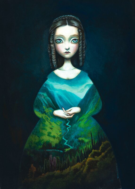 Elenora by Benjamin Lacombe - Original Illustration