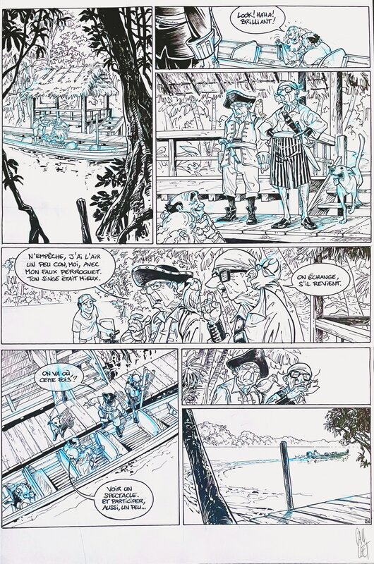 Paul Cauuet, Les Vieux Fourneaux, L'Oreille Bouchée T6 - Comic Strip