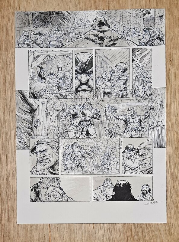 For sale - Pierre-Denis Goux, Nains tome 21 planche 03 - Comic Strip