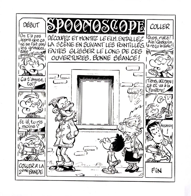 Simon Léturgie, Spoon & White Spoonoscope - Comic Strip