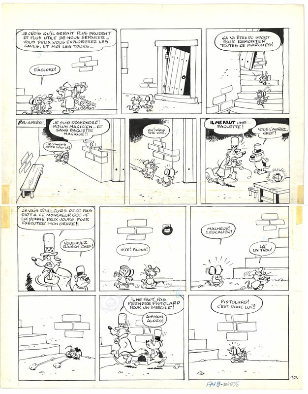Raymond Macherot, Sibylline et la baguette rose planche 10 - Comic Strip